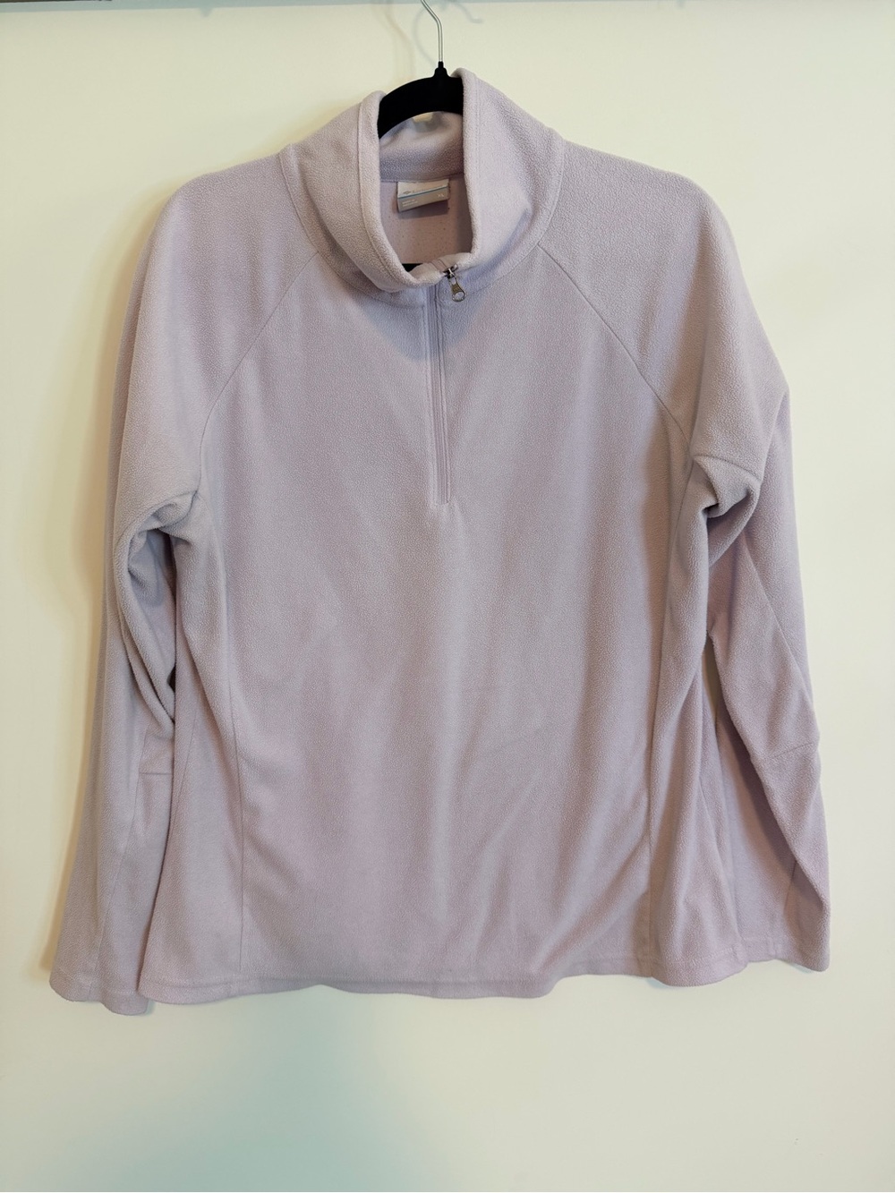 Columbia Light Lavender Half-Zip Fleece Pullover